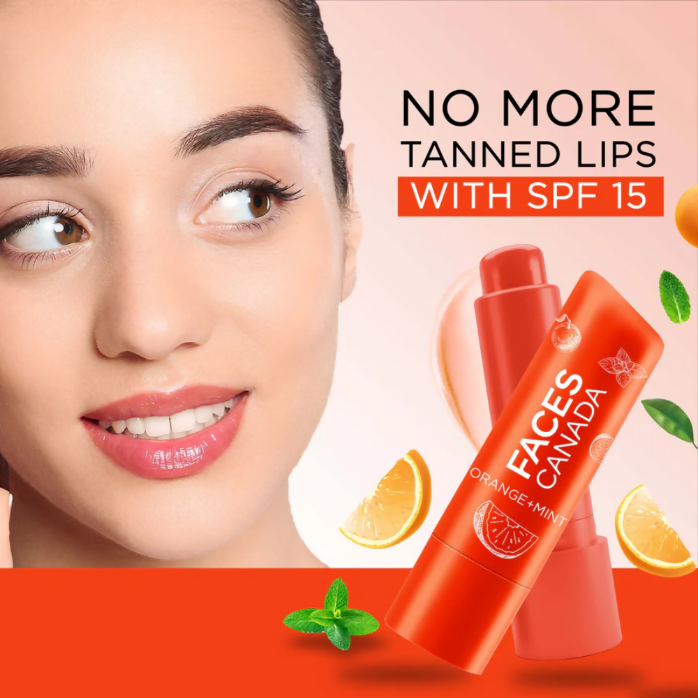 Faces Canada Vitamin C Lip Balm - Orange Mint - Distacart