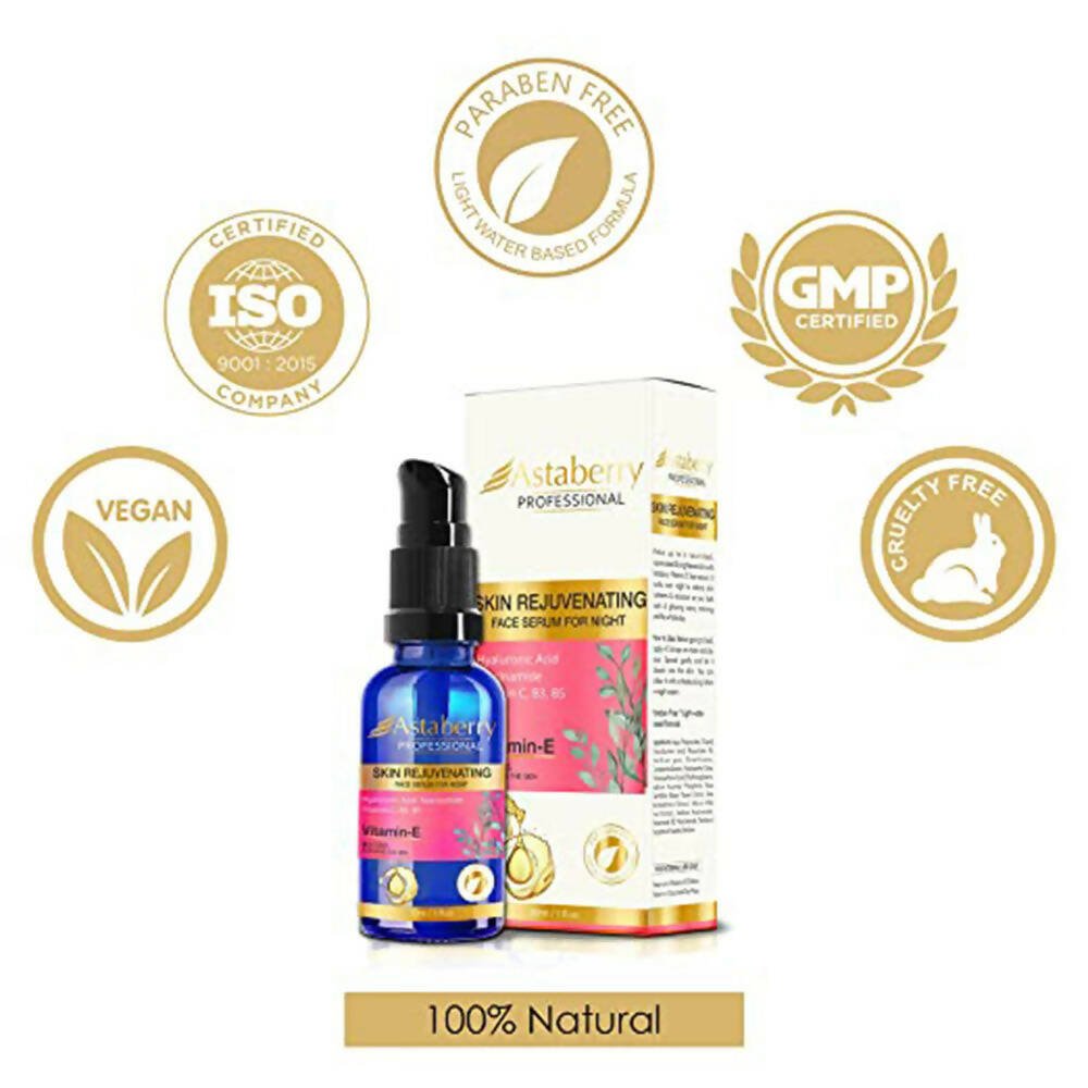 Astaberry Professional Skin Rejuvenating Face Serum with Vitamin E