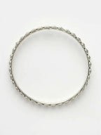 NVR Women's Set of 6 Silver-Toned German Silver Oxidised Bangles - Distacart