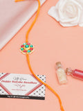 Designer kundan Rakhi - Ruby Raang - Distacart