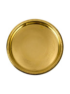 Spillbox Gold-Toned Brass Petal Thalli Round Pooja Essential