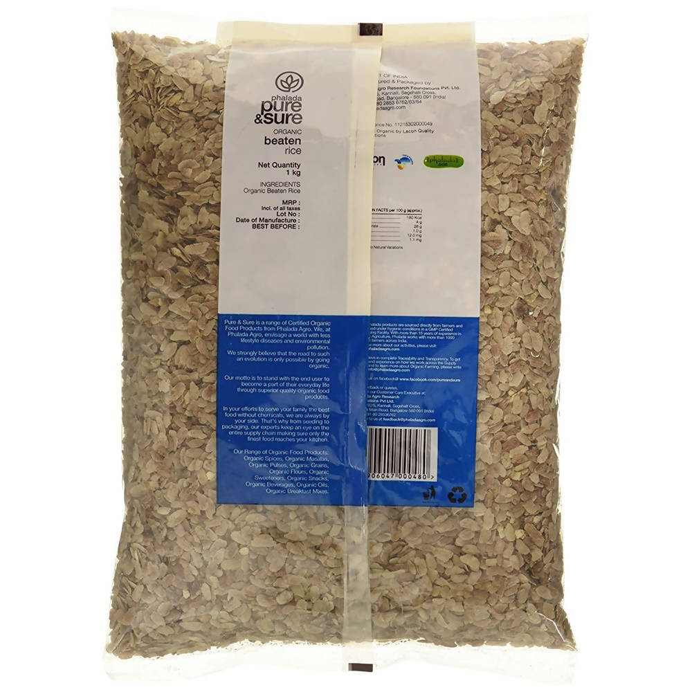 Pure & Sure Organic Red Beaten Rice