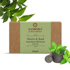 Samisha Organic Neem & Basil Skin Clearing Bathing Bar