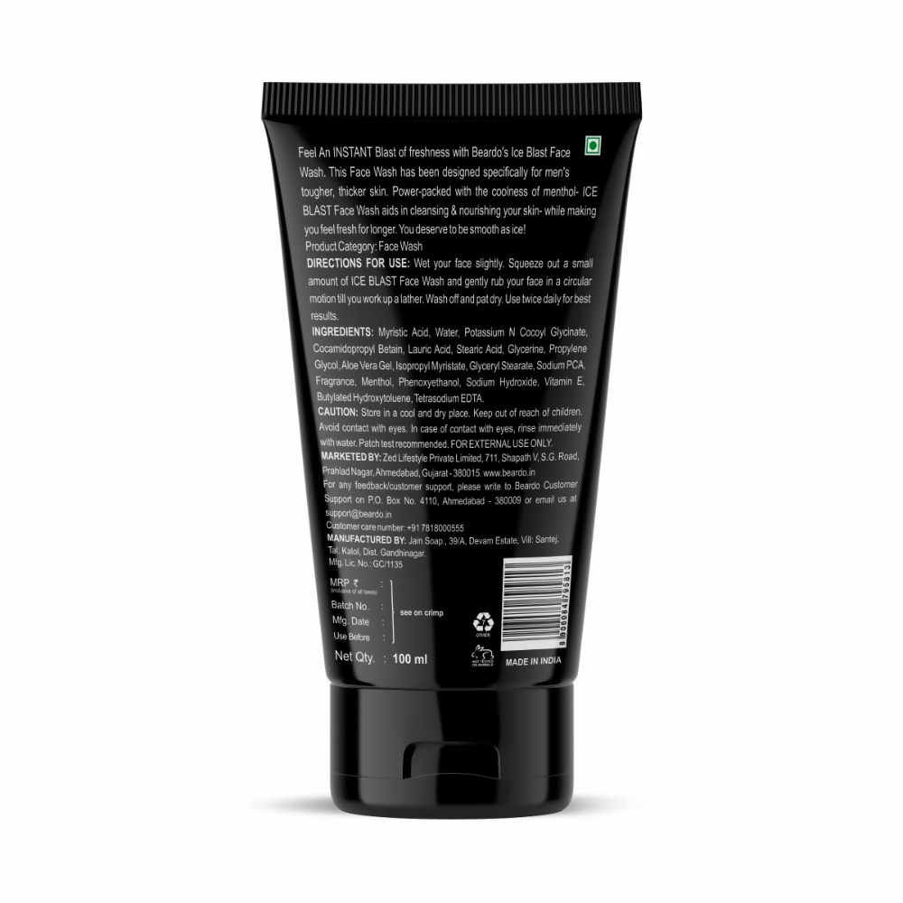 Beardo Ice Blast Cooling Facewash - Distacart