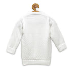 Chutput Kids Cute White Coloured Solid Pullover Sweater