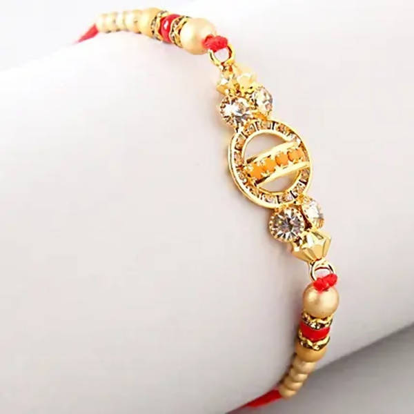 Elegant Meenakari Rakhi And Fruit N Nut Chocolates - Distacart