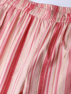 Yufta Pink and golden printed kurta with palazzo