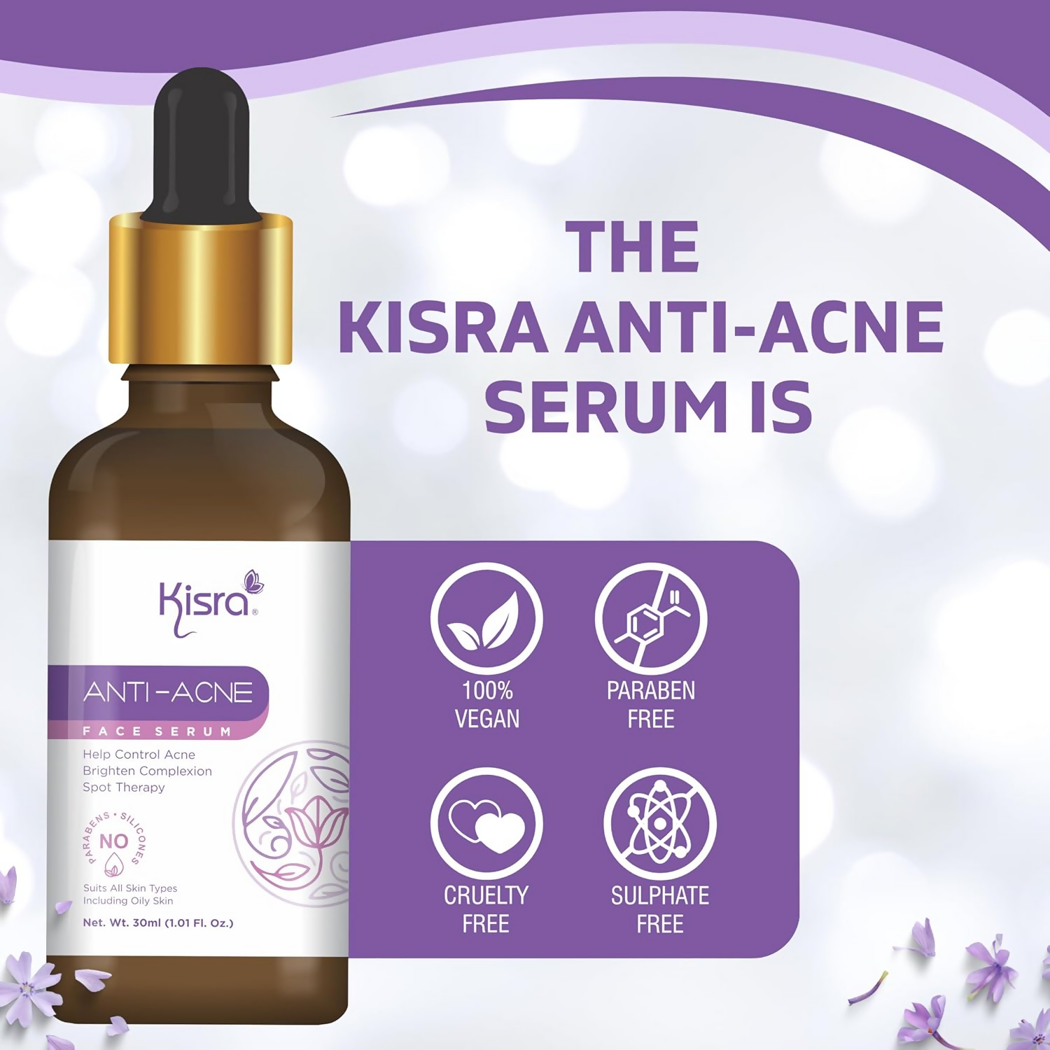 Kisra Anti-Acne Face Serum for Acne