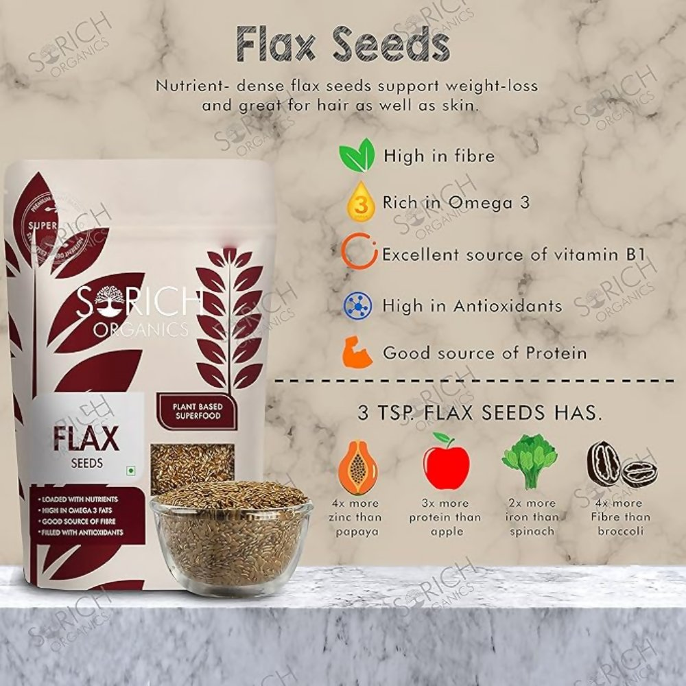 Sorich Organics Raw Flax Seeds & Pumpkin Seeds - Distacart