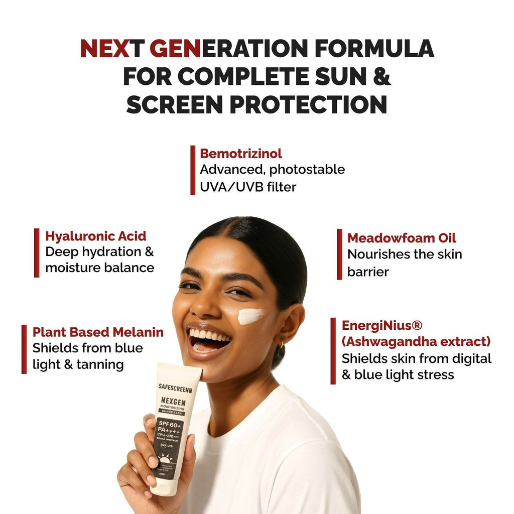 Chosen Safescreen Nexgen Moisturizing Sunscreen with Blue Light Protection - Distacart