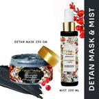 Vedic Valley 100% Natural Detan Face Mask & Face Mist Combo