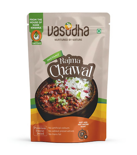 Vasudha Nurtured By Nature Rajma Chawal