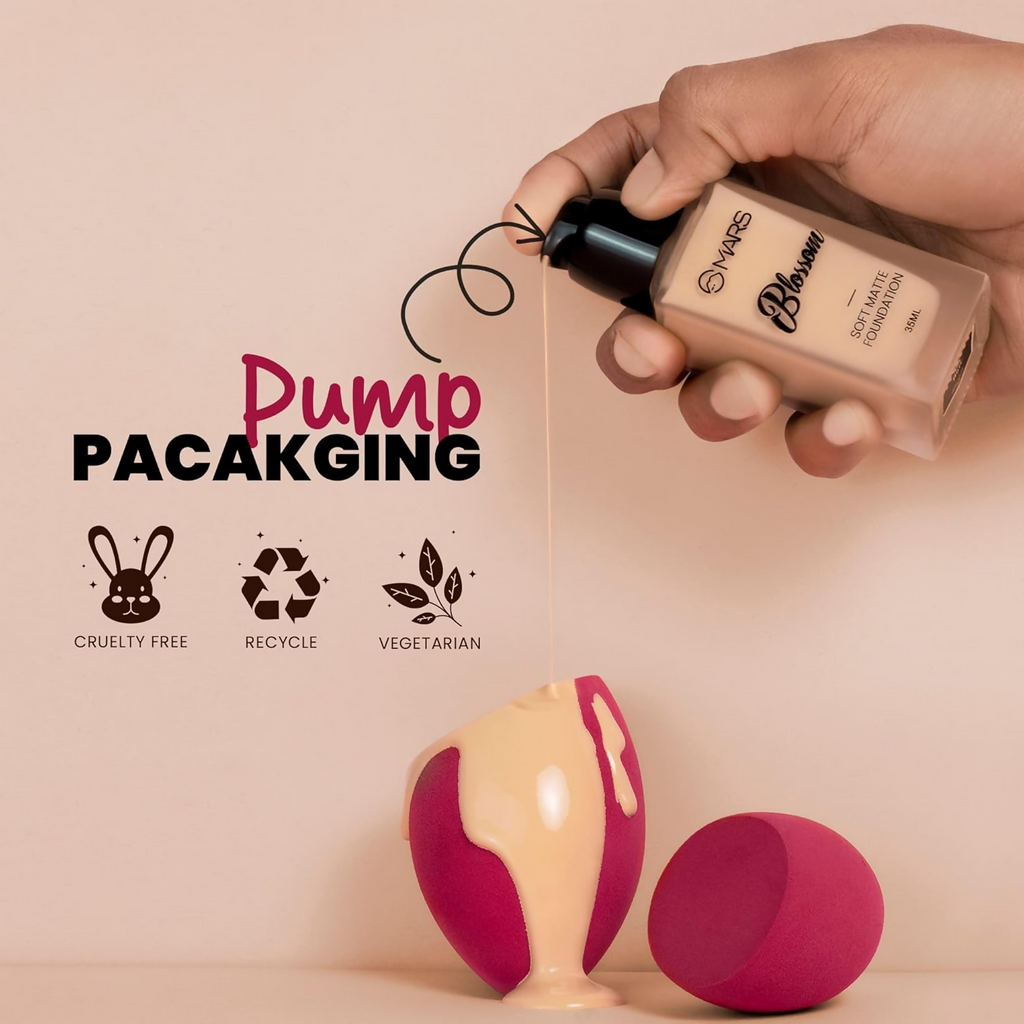 MARS Cosmetics Blossom Soft Matte Full Coverage Foundation - 06 Sand Beige