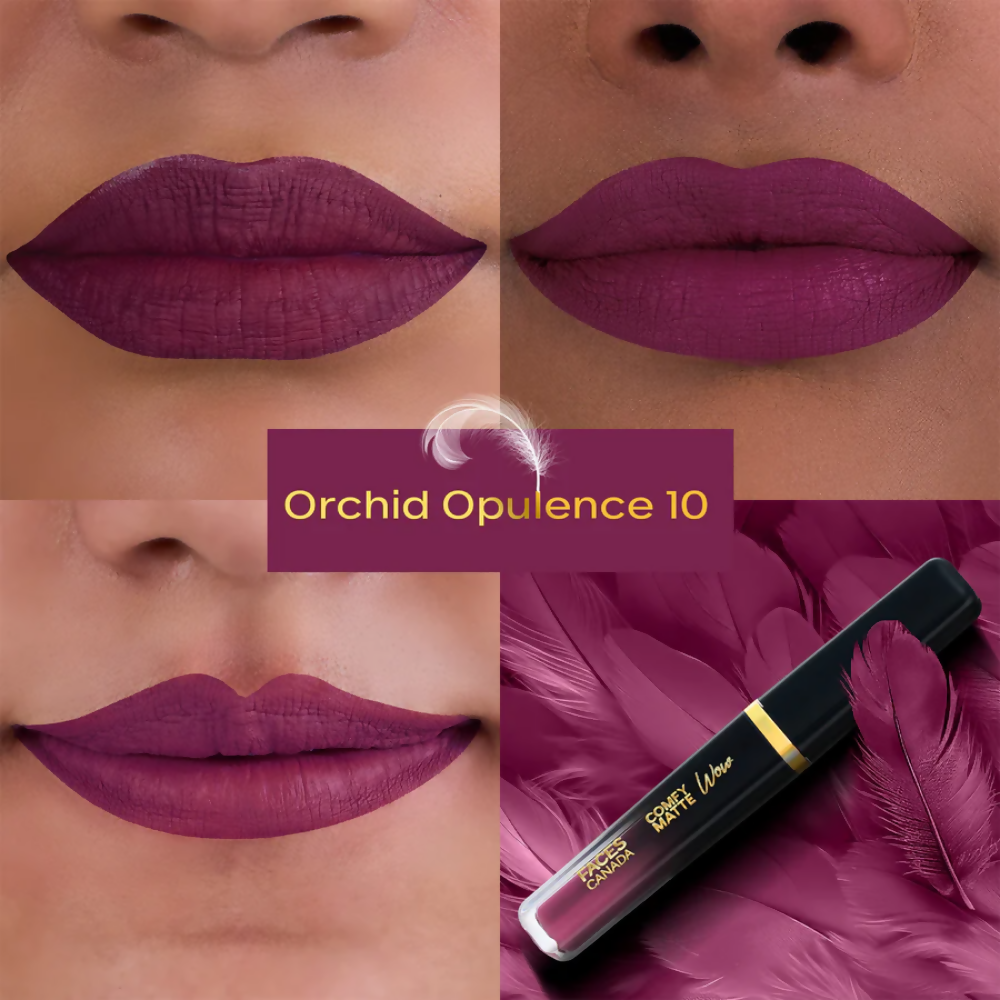 Faces Canada Comfy Matte Wow Liquid Lipstick - Orchid Opulence 10