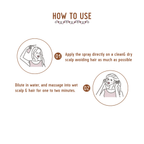 Avimee Herbal Anti Dandruff Kit - Oil, Scalp Spray, and Cleanser, Fights Dandruff & Moisturises Scalp Naturally