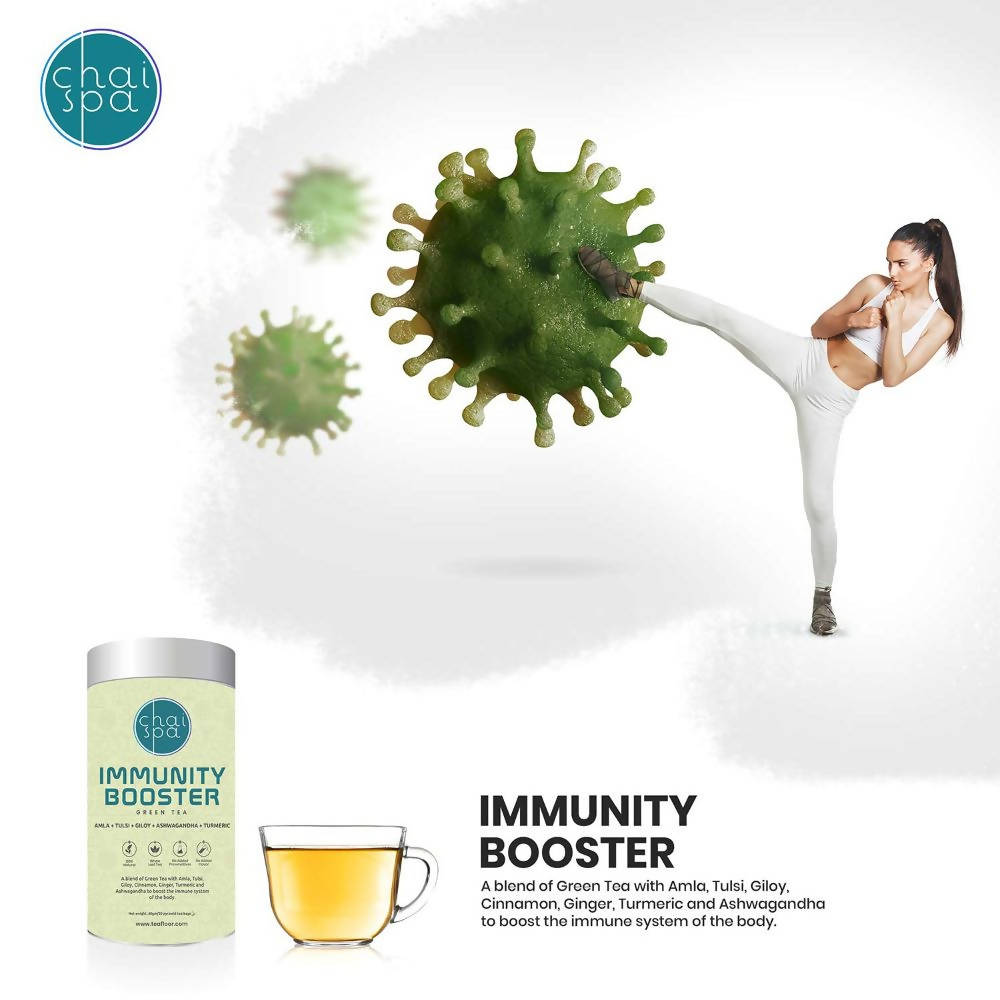 Chai Spa Immunity Booster Green Tea - Distacart