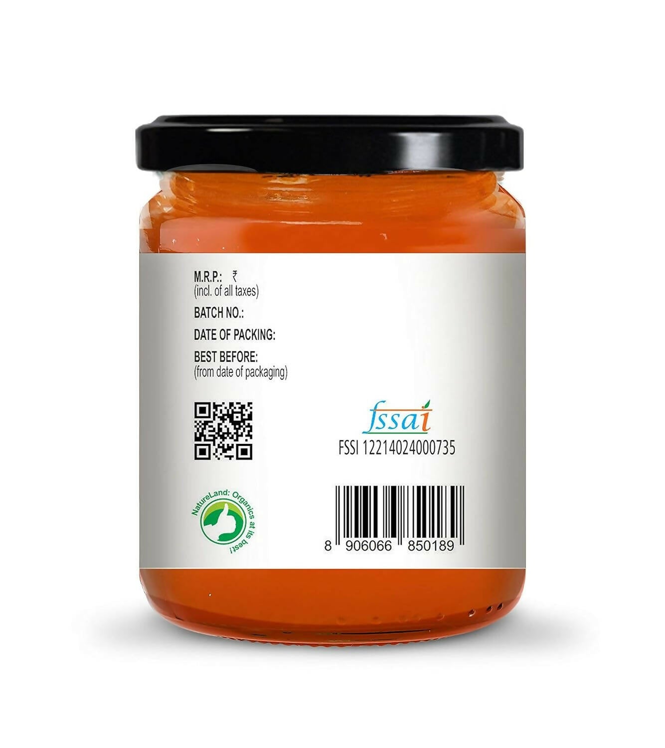Nature Land Organics Apple Jam