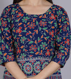Vamika Multicolor Cotton Printed Party/Casual Wear Kurti (GAM18K)