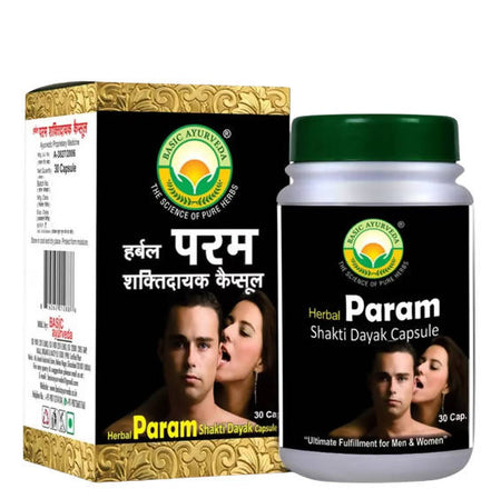 Basic Ayurveda Herbal Param Shakti Dayak Capsules