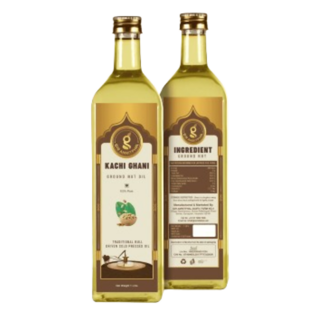 Giramritphal Kachi Ghani Cold Pressed Ground Nut Oil - Distacart