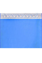 Joban Fashion Blue Banarasi Katan Pure Handloom Banarasi Silk Saree