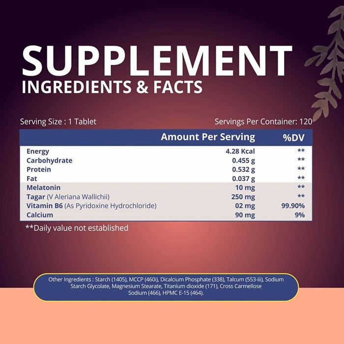Himalayan Organics  Soothing Sleep Formula: 120 Vegetarian Tablets
