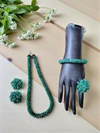 Inhanns Rangshine 4-In-1 Crystal Glam Set - Handmade - Sea Green
