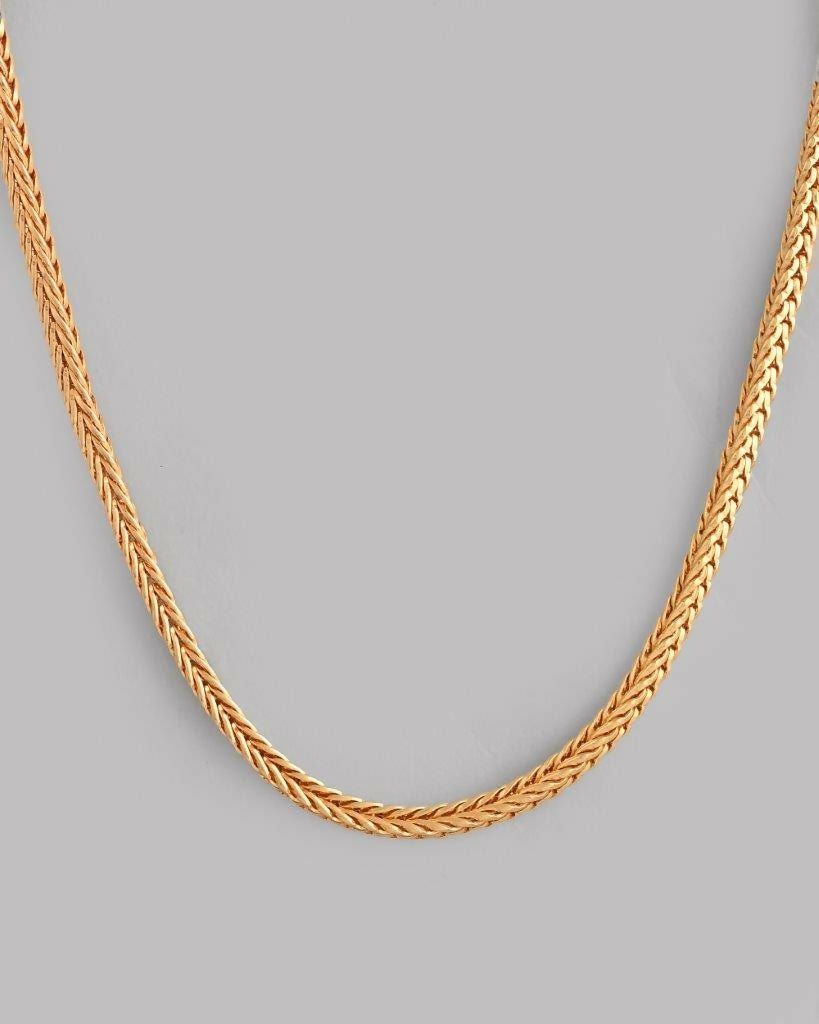 VOJ Gold-Polished Thick Snake Chain