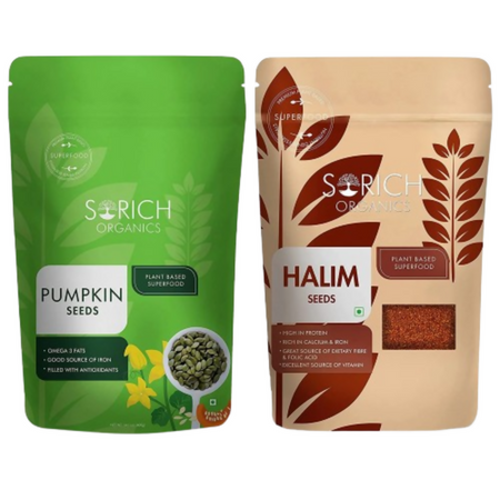 Sorich Organics Pumpkin Seeds and Halim Seed