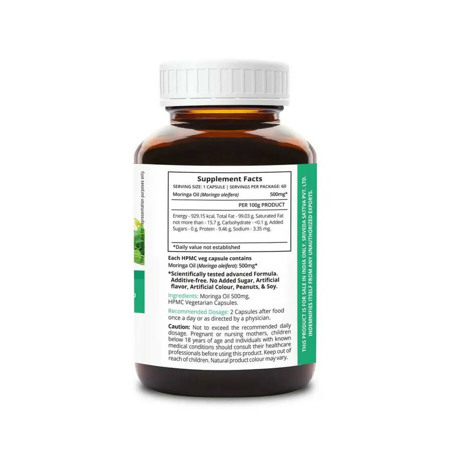 Sri Sri Tattva Supasupp Moringa Oil Capsules - Distacart