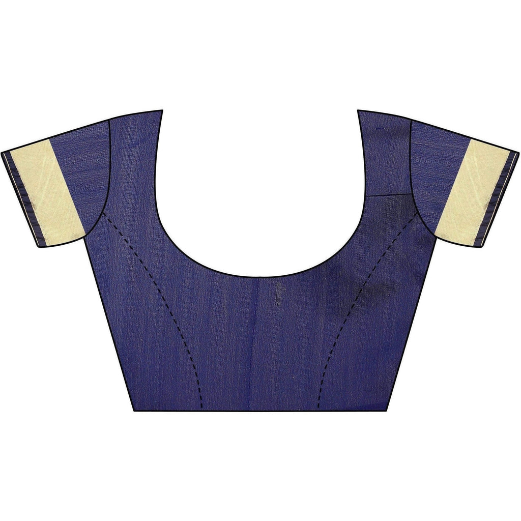 Vamika Banarasi Jaquard Blue Weaving Saree (Banarasi 27)