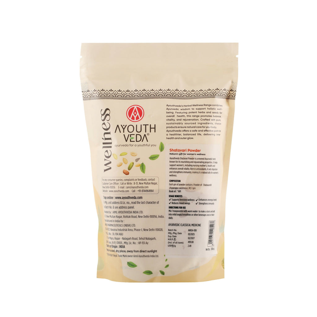 Ayouthveda Shatavari Powder - Distacart