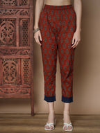 Myshka Women's Multi A-Line Kurta & Trousers With Dupatta