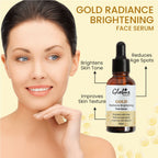 Globus Remedies Gold Radiance Anti Aging Face Serum, For Skin Lightening & Dark Spots Removal - Distacart