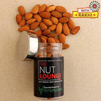 Beautiful Ganesha Rakhi and Almonds Jar