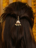 Ruby Raang Lotus Dangling Hair Brooch