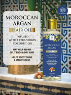 Al Masnoon Morrocan Argan Hair Oil - Distacart