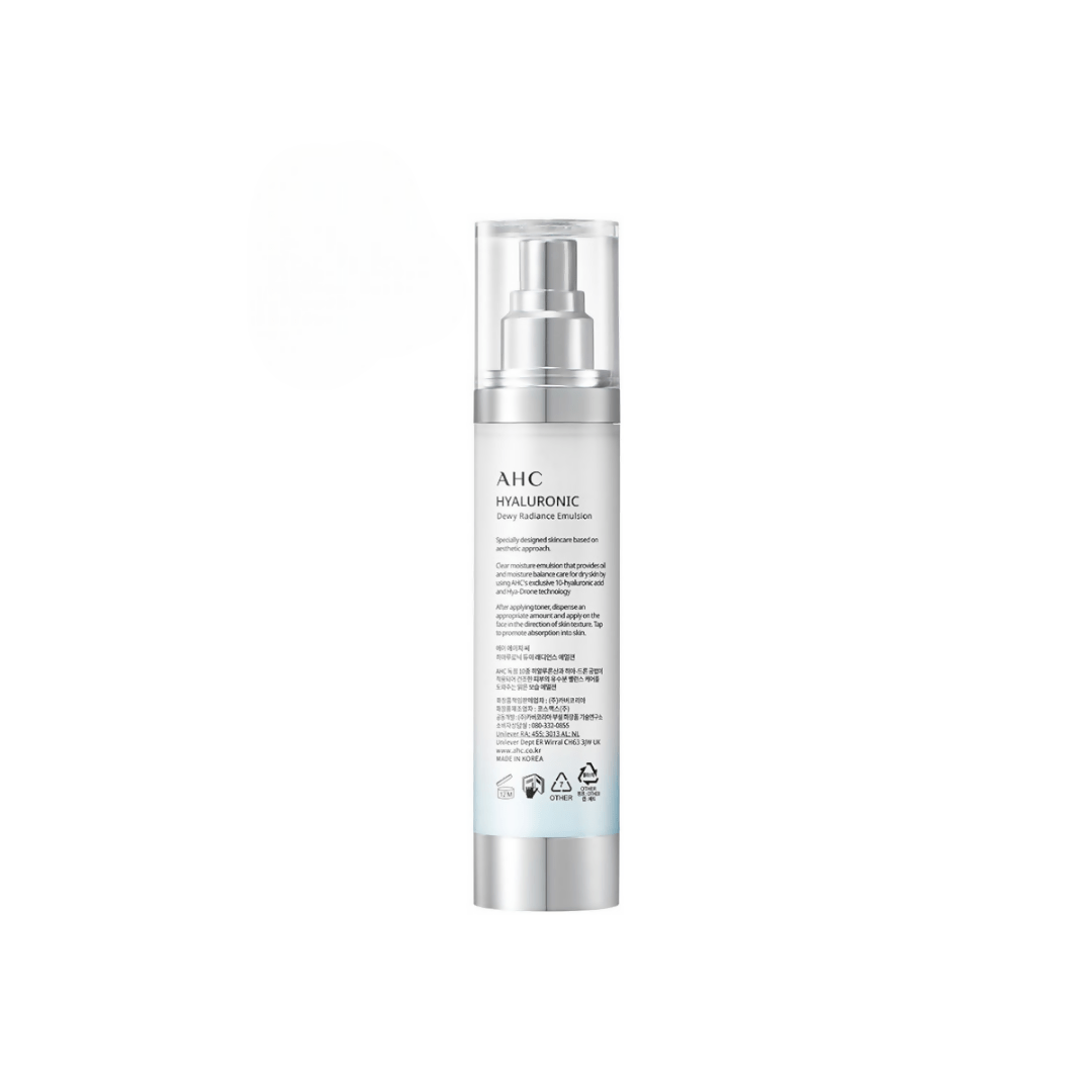 AHC Hyaluronic Dewy Radiance Emulsion Lightweight Moisturizer - Korean skincare