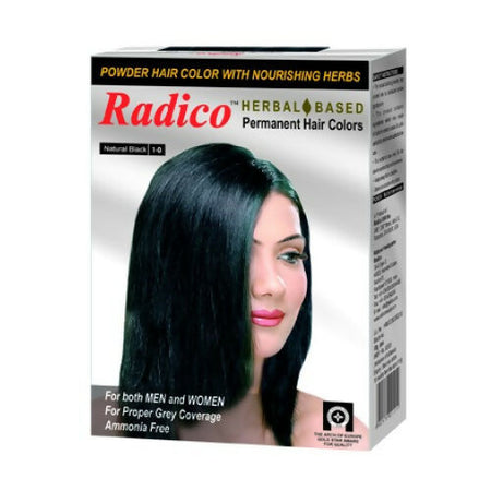 Radico Natural Herbal Based Permanent Hair Color - Black