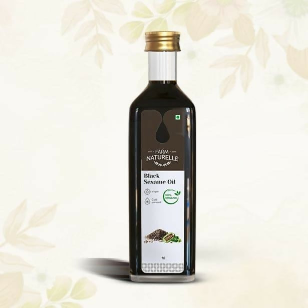 Farm Naturelle Wood Pressed Black Sesame Oil