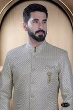 Joban Fashion Men's Pink Base Silk Kurta with Pyjama