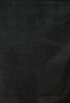 Mominos Fashion Moeza White & Black Bhagalpuri Handloom Ikat Pure Cotton Saree with unstitched Blouse piece - Distacart