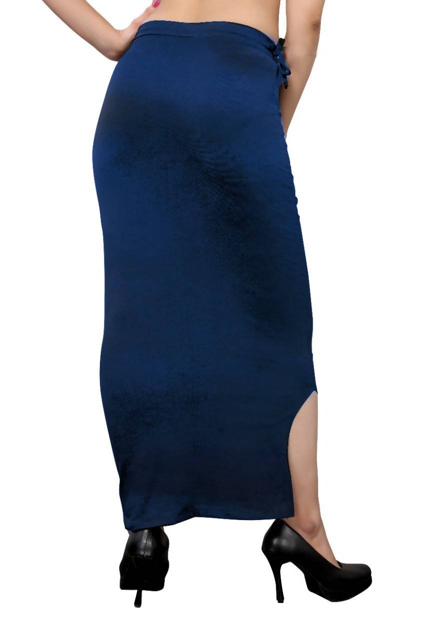 Vamika Navy Blue Cotton Lycra Petticoat - Distacart