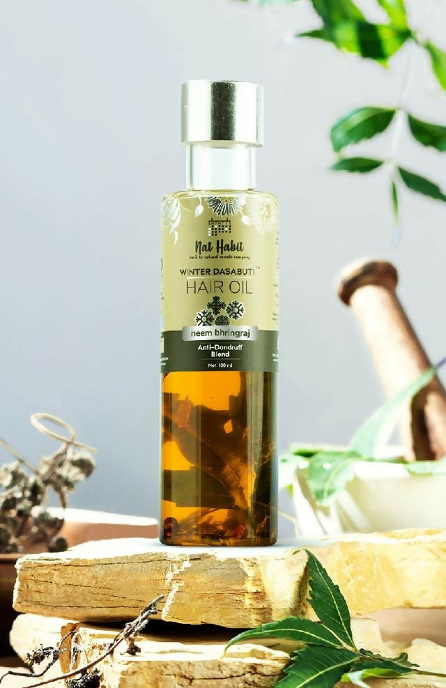 Nat Habit Neem Bhringraj Winter Hair Oil