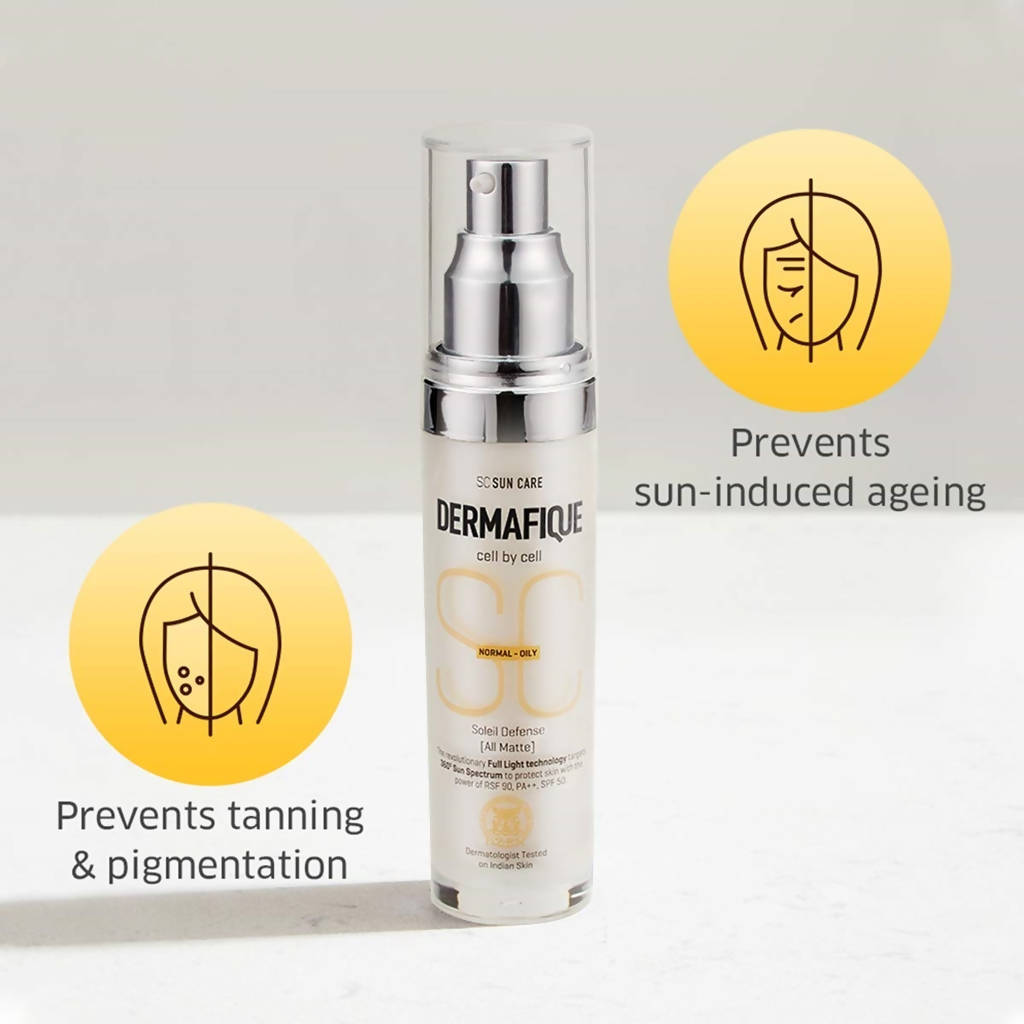Dermafique Soleil Defense All Matte SPF 50 Sunscreen