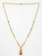 NVR Women Gold Plated Multicolour chain - Distacart