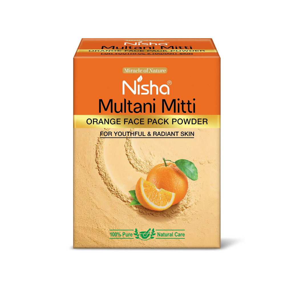 Nisha Orange Multani Mitti for Face | Skin Brightening Face Pack