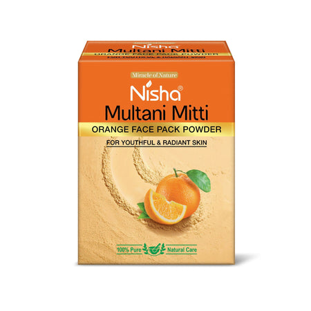 Nisha Orange Multani Mitti for Face | Skin Brightening Face Pack