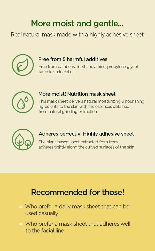 The Face Shop Real Nature Honey Face Mask - Distacart