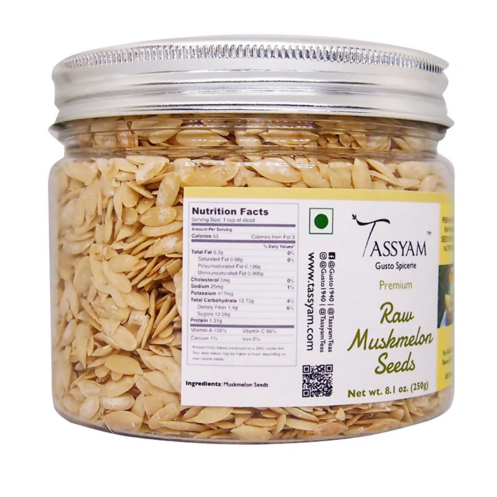 Tassyam Organics Raw Muskmelon Seeds - Distacart